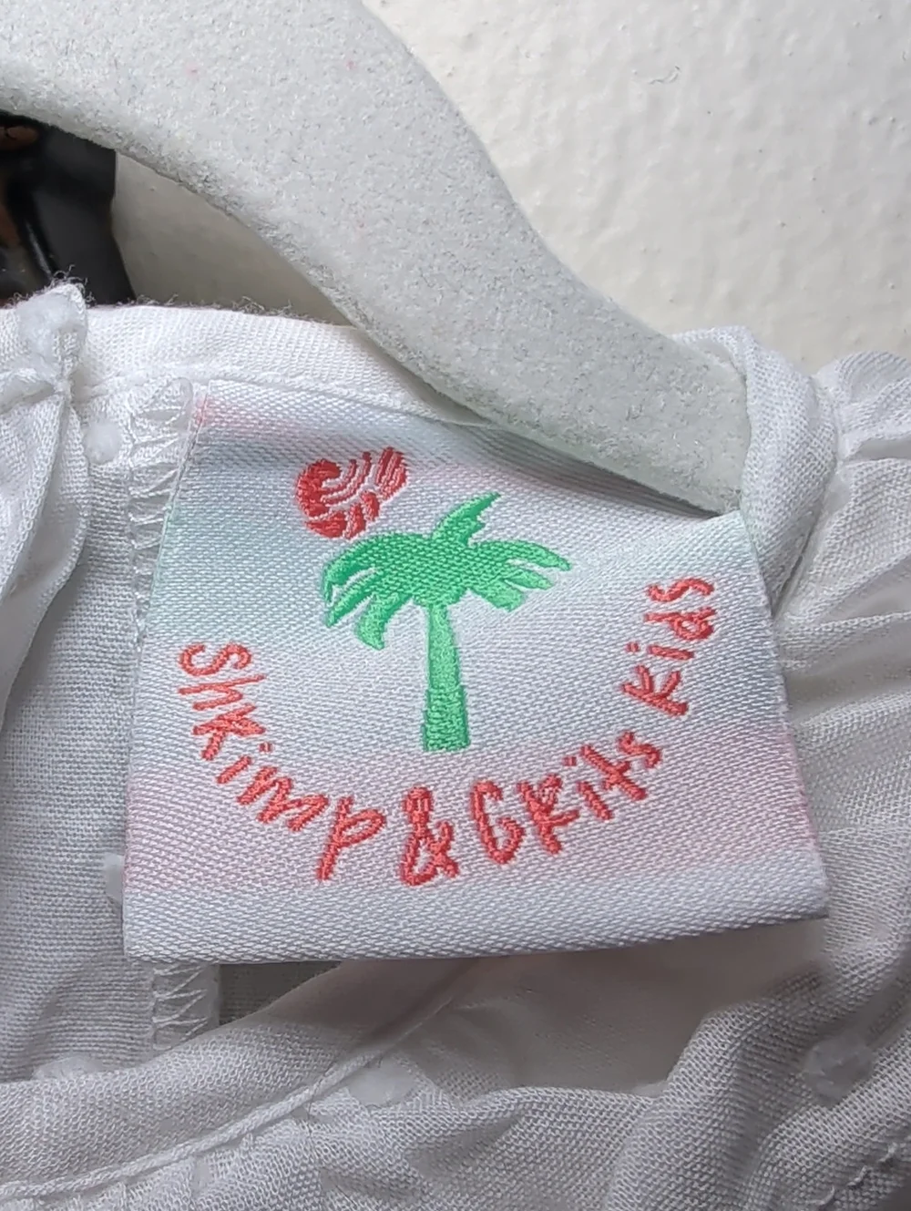 Shrimp & Grits Kids 100% Cotton Set White Button Down Red Corduroy Shorts 2T